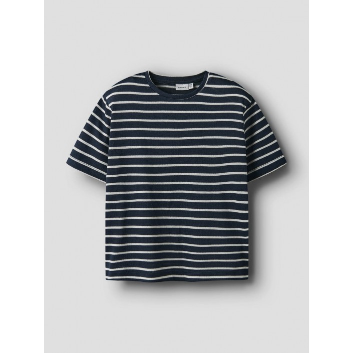 NAME IT KIDS NKFDALLA SS NREG TOP Summer Sand/NAVY BLAZER | Freewear NKFDALLA SS NREG TOP - www.freewear.nl - Freewear
