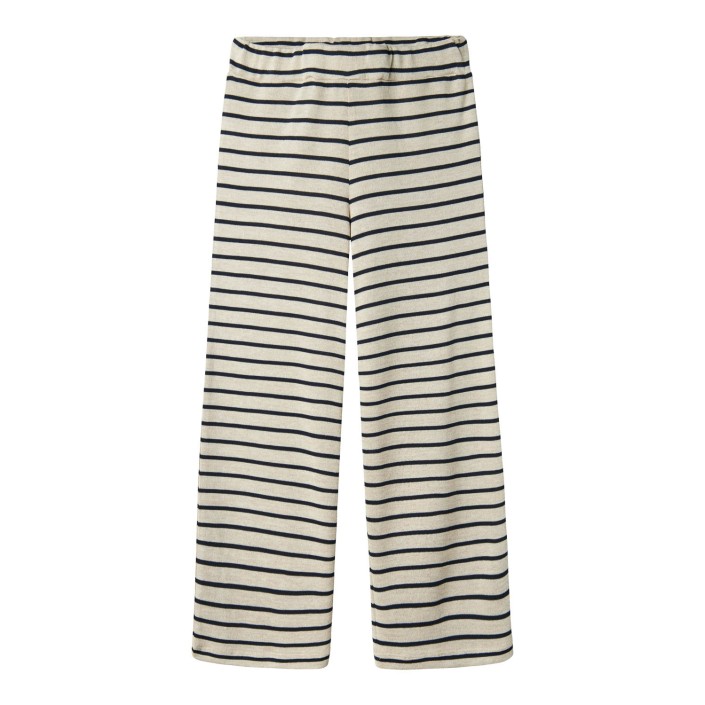 NAME IT KIDS NKFDALLA WIDE PANT Navy Blazer/BRIGHT WHITE | Freewear NKFDALLA WIDE PANT - www.freewear.nl - Freewear