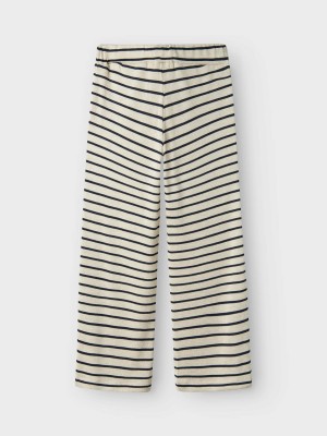 NAME IT KIDS NKFDALLA WIDE PANT Navy Blazer/BRIGHT WHITE | Freewear NKFDALLA WIDE PANT - www.freewear.nl - Freewear