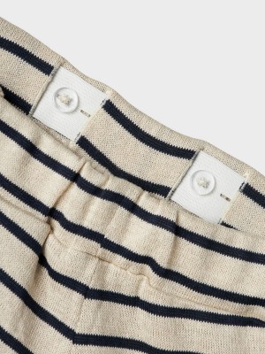 NAME IT KIDS NKFDALLA WIDE PANT Navy Blazer/BRIGHT WHITE | Freewear NKFDALLA WIDE PANT - www.freewear.nl - Freewear