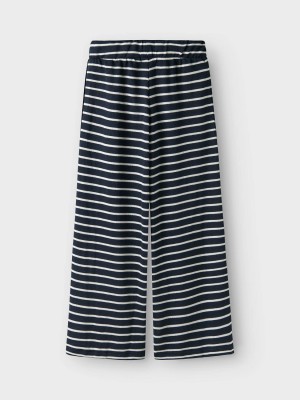 NAME IT KIDS NKFDALLA WIDE PANT Summer Sand/NAVY BLAZER | Freewear NKFDALLA WIDE PANT - www.freewear.nl - Freewear