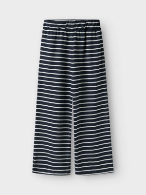 NAME IT KIDS NKFDALLA WIDE PANT Summer Sand/NAVY BLAZER | Freewear NKFDALLA WIDE PANT - www.freewear.nl - Freewear