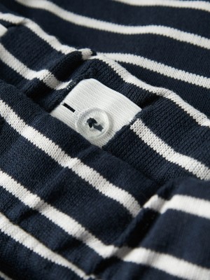 NAME IT KIDS NKFDALLA WIDE PANT Summer Sand/NAVY BLAZER | Freewear NKFDALLA WIDE PANT - www.freewear.nl - Freewear