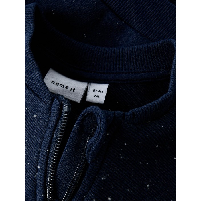 Name It NBMDONALDO SWEAT CARDIGAN Navy Blazer | Freewear NBMDONALDO SWEAT CARDIGAN - www.freewear.nl - Freewear