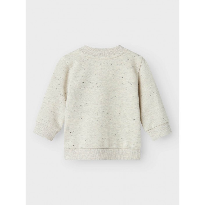 Name It NBMDONALDO SWEAT CARDIGAN Peyote Melange | Freewear NBMDONALDO SWEAT CARDIGAN - www.freewear.nl - Freewear