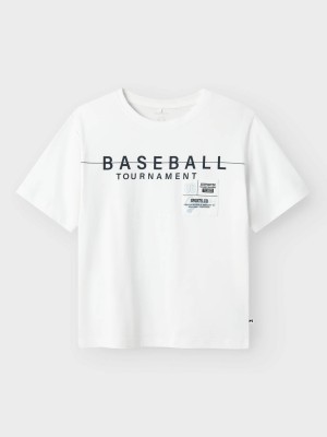 NAME IT KIDS NKMDENNIM SS NREG TOP Bright White | Freewear NKMDENNIM SS NREG TOP - www.freewear.nl - Freewear