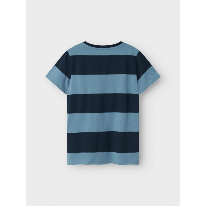 NAME IT KIDS NKMDORIO SS TOP Spring Lake/NAVY BLAZER | Freewear NKMDORIO SS TOP - www.freewear.nl - Freewear
