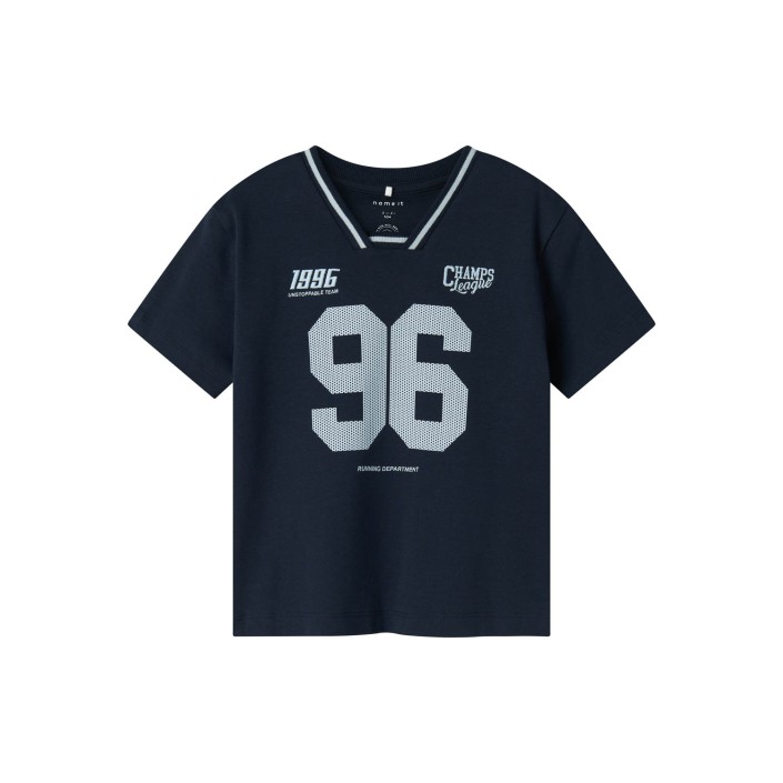 NAME IT MINI NMMDAKKI NREG SS TOP Navy Blazer | Freewear NMMDAKKI NREG SS TOP - www.freewear.nl - Freewear