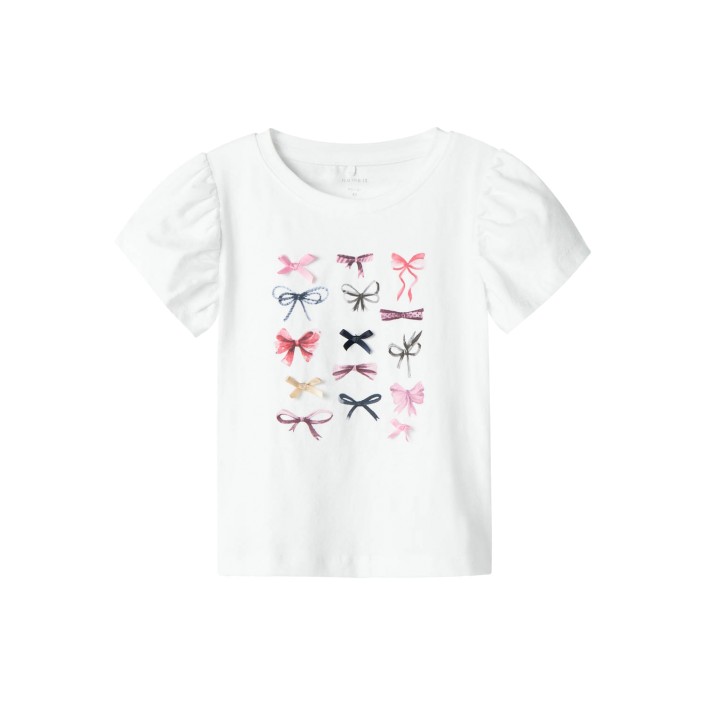 NAME IT MINI NMFFILLY SS TOP Bright White | Freewear NMFFILLY SS TOP - www.freewear.nl - Freewear