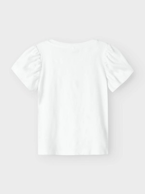 NAME IT MINI NMFFILLY SS TOP Bright White | Freewear NMFFILLY SS TOP - www.freewear.nl - Freewear