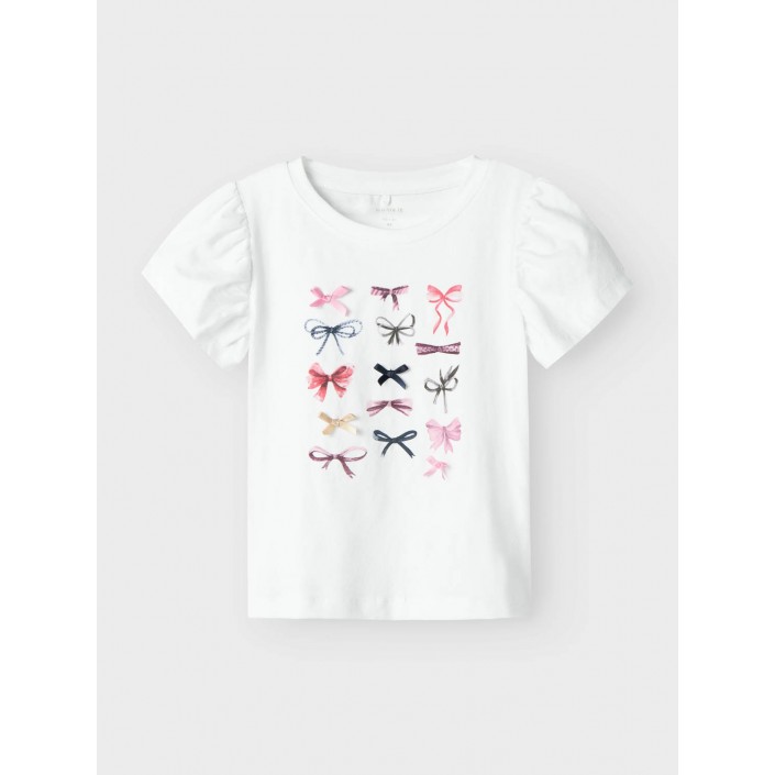 NAME IT MINI NMFFILLY SS TOP Bright White | Freewear NMFFILLY SS TOP - www.freewear.nl - Freewear