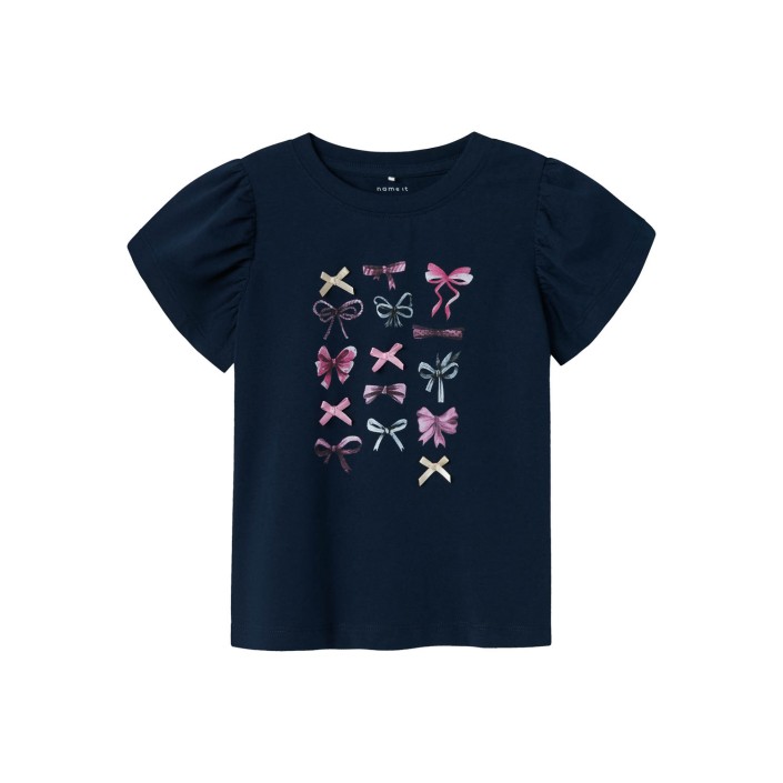 NAME IT MINI NMFFILLY SS TOP Navy Blazer | Freewear NMFFILLY SS TOP - www.freewear.nl - Freewear