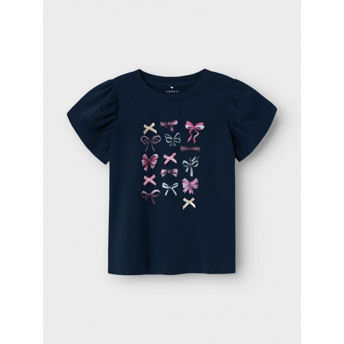 NAME IT MINI NMFFILLY SS TOP Navy Blazer | Freewear NMFFILLY SS TOP - www.freewear.nl - Freewear