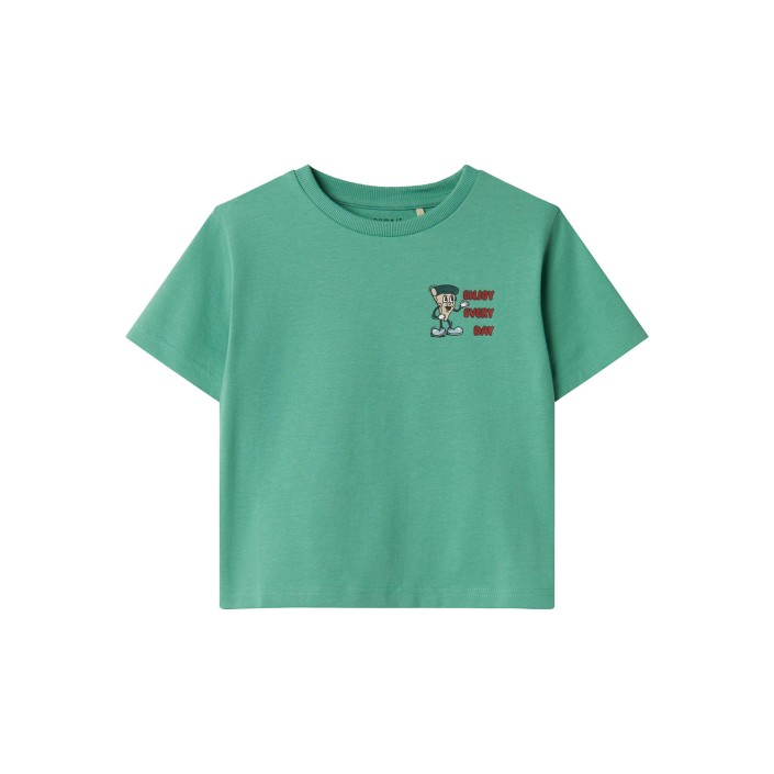 NAME IT MINI NMMDAVID NREG SS TOP BOX Creme De Menthe | Freewear NMMDAVID NREG SS TOP BOX - www.freewear.nl - Freewear