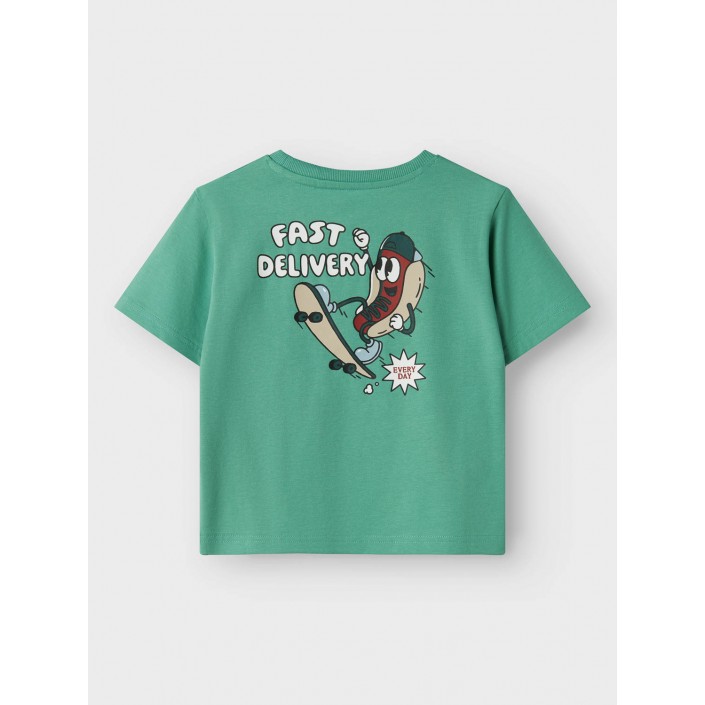 NAME IT MINI NMMDAVID NREG SS TOP BOX Creme De Menthe | Freewear NMMDAVID NREG SS TOP BOX - www.freewear.nl - Freewear