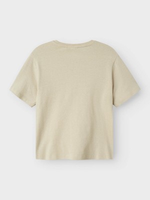 NAME IT KIDS NKMFAMT SS NREG HEAVY TOP Peyote | Freewear NKMFAMT SS NREG HEAVY TOP - www.freewear.nl - Freewear