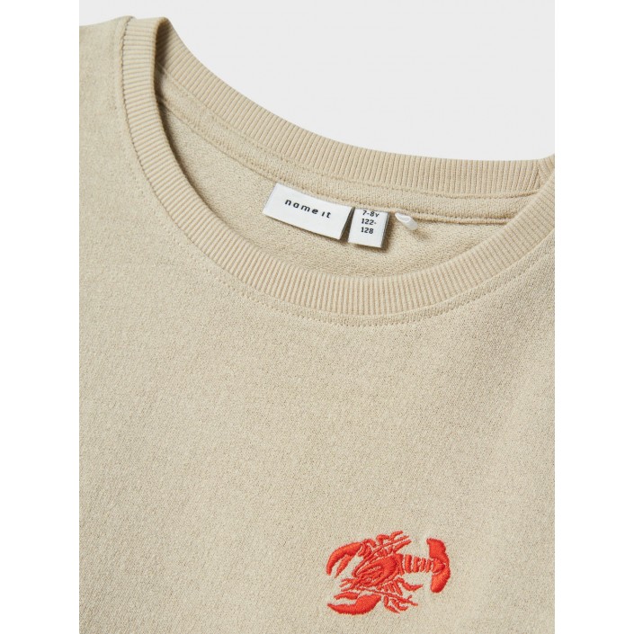 NAME IT KIDS NKMFAMT SS NREG HEAVY TOP Peyote | Freewear NKMFAMT SS NREG HEAVY TOP - www.freewear.nl - Freewear