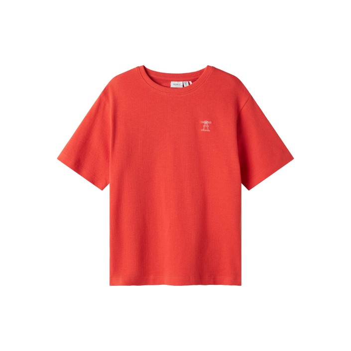 NAME IT KIDS NKMFAMT SS NREG HEAVY TOP Paprika | Freewear NKMFAMT SS NREG HEAVY TOP - www.freewear.nl - Freewear