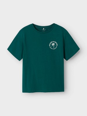 NAME IT KIDS NKMFEMMEL SS NREG TOP BOX Forest Biome | Freewear NKMFEMMEL SS NREG TOP BOX - www.freewear.nl - Freewear