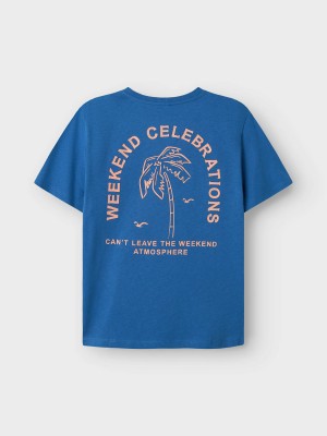 NAME IT KIDS NKMFEMMEL SS NREG TOP BOX Star Sapphire | Freewear NKMFEMMEL SS NREG TOP BOX - www.freewear.nl - Freewear