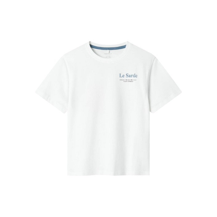 NAME IT KIDS NKMFOND SS NREG TOP BOX Bright White | Freewear NKMFOND SS NREG TOP BOX - www.freewear.nl - Freewear