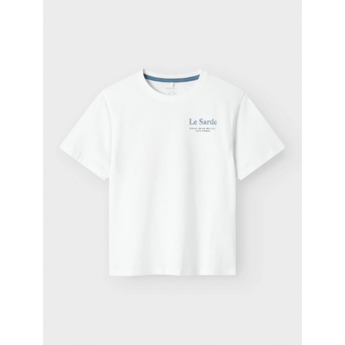 NAME IT KIDS NKMFOND SS NREG TOP BOX Bright White | Freewear NKMFOND SS NREG TOP BOX - www.freewear.nl - Freewear