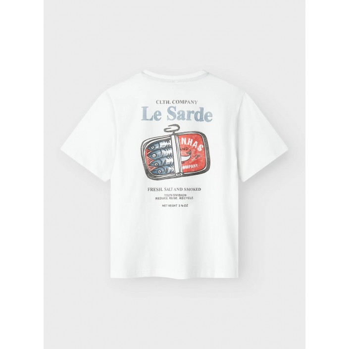 NAME IT KIDS NKMFOND SS NREG TOP BOX Bright White | Freewear NKMFOND SS NREG TOP BOX - www.freewear.nl - Freewear