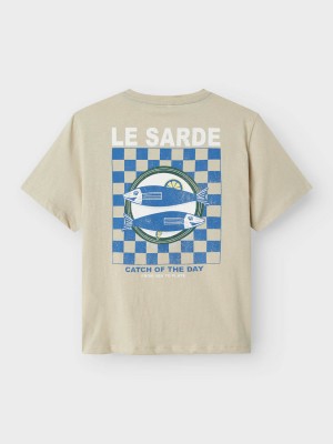 NAME IT KIDS NKMFOND SS NREG TOP BOX Peyote | Freewear NKMFOND SS NREG TOP BOX - www.freewear.nl - Freewear