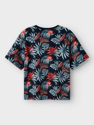 NAME IT KIDS NKMFANGO SS NREG TOP BOX Navy Blazer | Freewear NKMFANGO SS NREG TOP BOX - www.freewear.nl - Freewear