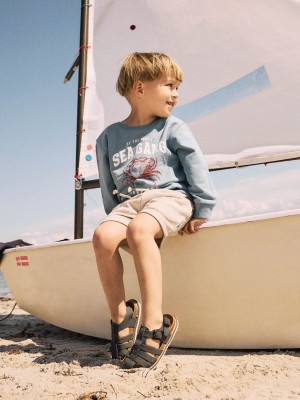 NAME IT MINI NMMFABIAN NREG SWEAT UNB BOX Spring Lake | Freewear NMMFABIAN NREG SWEAT UNB BOX - www.freewear.nl - Freewear
