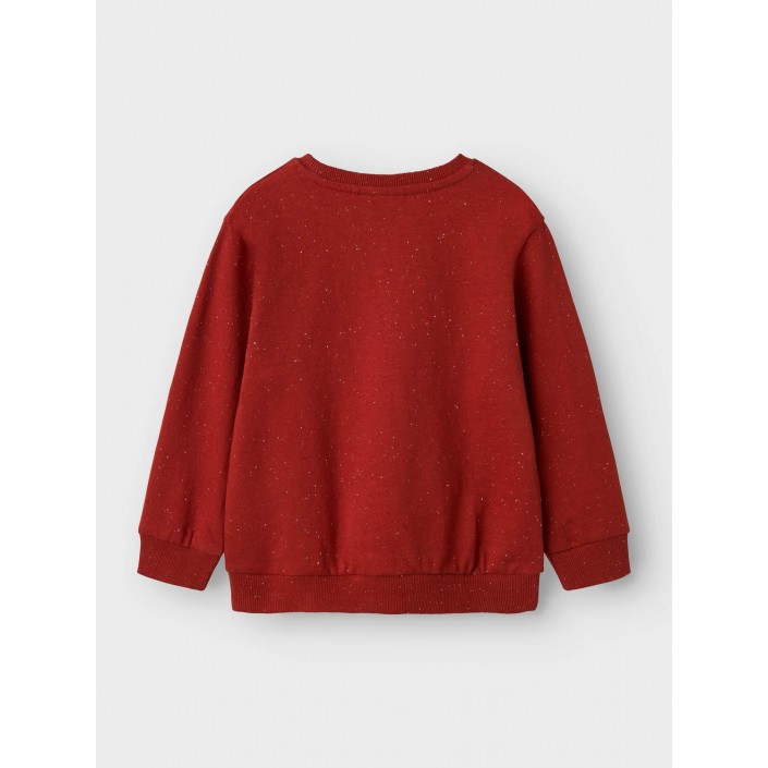 NAME IT MINI NMMFABIAN NREG SWEAT UNB BOX Red Ochre | Freewear NMMFABIAN NREG SWEAT UNB BOX - www.freewear.nl - Freewear