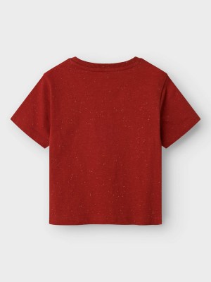 NAME IT MINI NMMFABI NREG SS TOP Red Ochre | Freewear NMMFABI NREG SS TOP - www.freewear.nl - Freewear