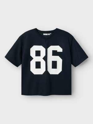 NAME IT KIDS NKMFERD SS RLX TOP Navy Blazer | Freewear NKMFERD SS RLX TOP - www.freewear.nl - Freewear