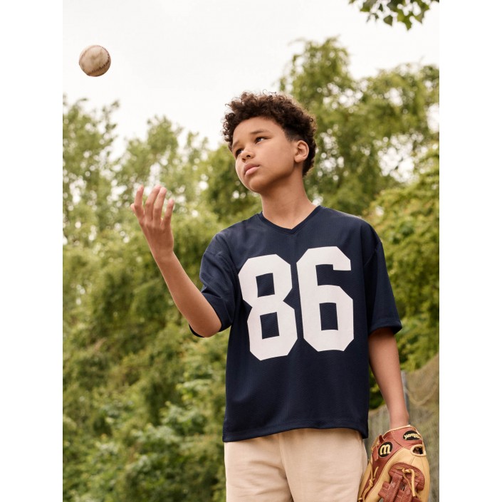 NAME IT KIDS NKMFERD SS RLX TOP Navy Blazer | Freewear NKMFERD SS RLX TOP - www.freewear.nl - Freewear