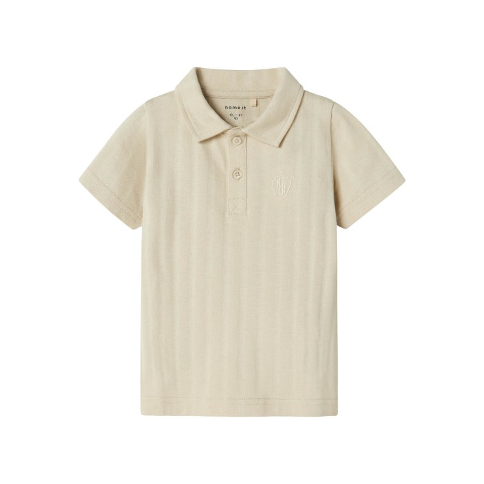 NAME IT MINI NMMFENE SS POLO Peyote | Freewear NMMFENE SS POLO - www.freewear.nl - Freewear