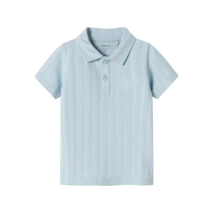 NAME IT MINI NMMFENE SS POLO Celestial Blue | Freewear NMMFENE SS POLO - www.freewear.nl - Freewear