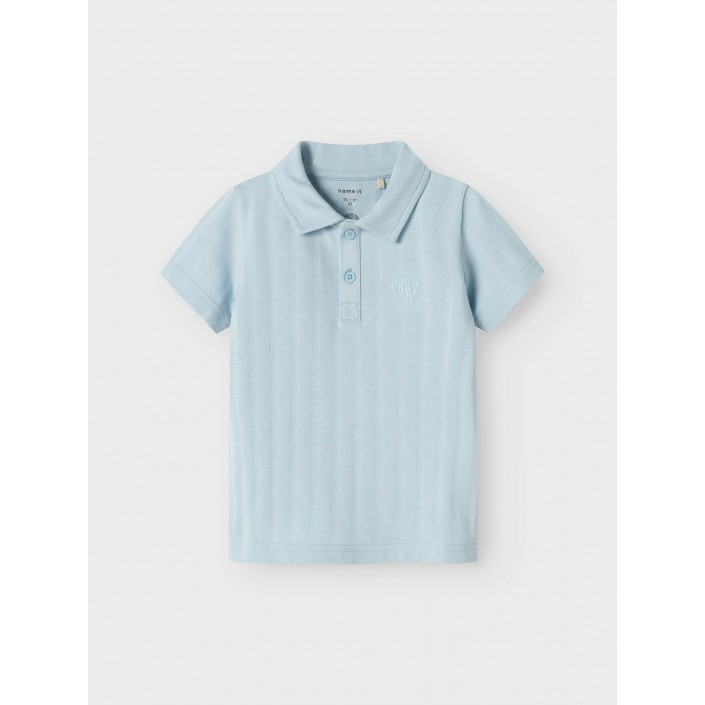 NAME IT MINI NMMFENE SS POLO Celestial Blue | Freewear NMMFENE SS POLO - www.freewear.nl - Freewear