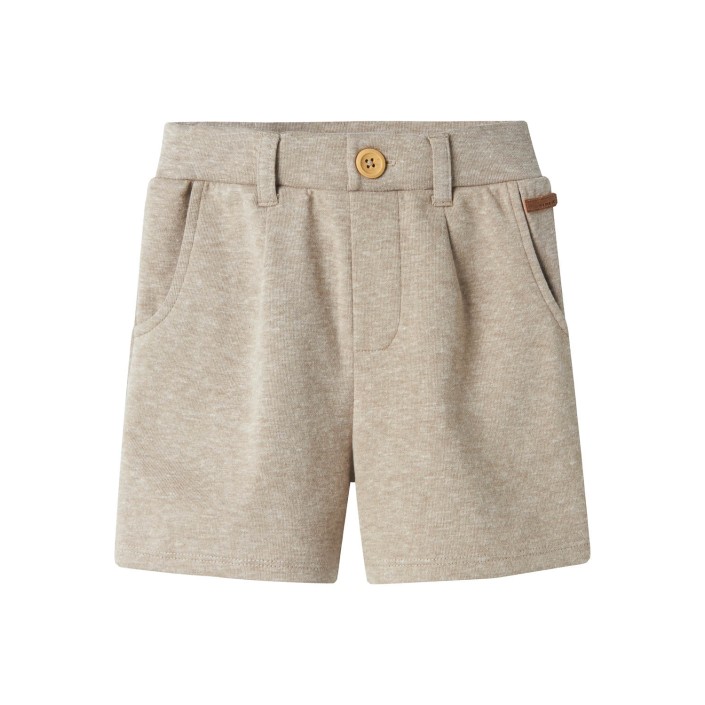NAME IT MINI NMMFOLLOW SWEAT SHORTS UNB Pure Cashmere/MELANGE | Freewear NMMFOLLOW SWEAT SHORTS UNB - www.freewear.nl - Freewear