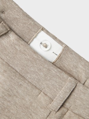 NAME IT MINI NMMFOLLOW SWEAT SHORTS UNB Pure Cashmere/MELANGE | Freewear NMMFOLLOW SWEAT SHORTS UNB - www.freewear.nl - Freewear
