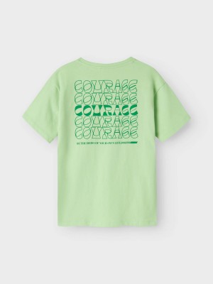NAME IT KIDS NKFFADDA SS NREG LONG TOP Arcadian Green | Freewear NKFFADDA SS NREG LONG TOP - www.freewear.nl - Freewear