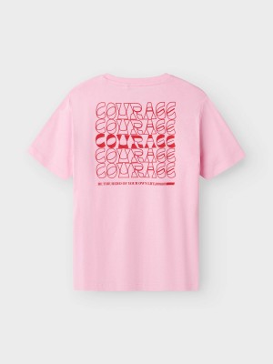 NAME IT KIDS NKFFADDA SS NREG LONG TOP Pink Frosting | Freewear NKFFADDA SS NREG LONG TOP - www.freewear.nl - Freewear