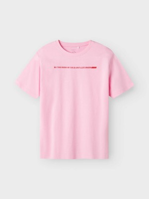 NAME IT KIDS NKFFADDA SS NREG LONG TOP Pink Frosting | Freewear NKFFADDA SS NREG LONG TOP - www.freewear.nl - Freewear