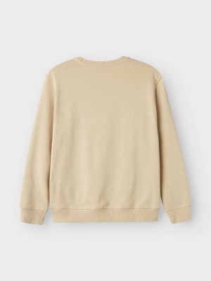 NAME IT KIDS NKMDEMMO LS NREG SWEAT UNB Peyote | Freewear NKMDEMMO LS NREG SWEAT UNB - www.freewear.nl - Freewear
