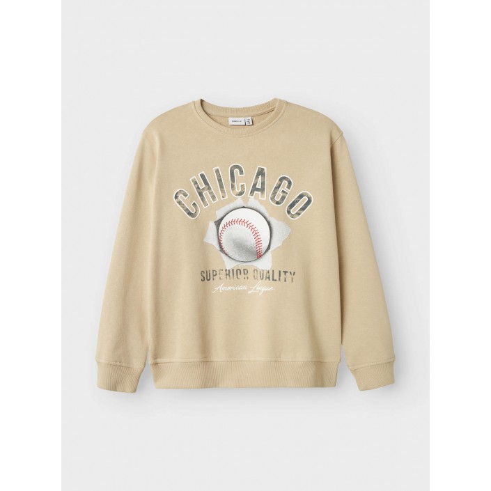 NAME IT KIDS NKMDEMMO LS NREG SWEAT UNB Peyote | Freewear NKMDEMMO LS NREG SWEAT UNB - www.freewear.nl - Freewear