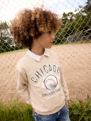 NAME IT KIDS NKMDEMMO LS NREG SWEAT UNB Peyote | Freewear NKMDEMMO LS NREG SWEAT UNB - www.freewear.nl - Freewear