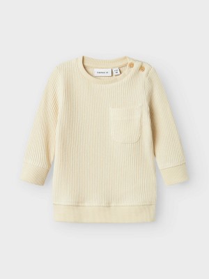 Name It NBNOSUNNY O-NECK Summer Sand | Freewear NBNOSUNNY O-NECK - www.freewear.nl - Freewear