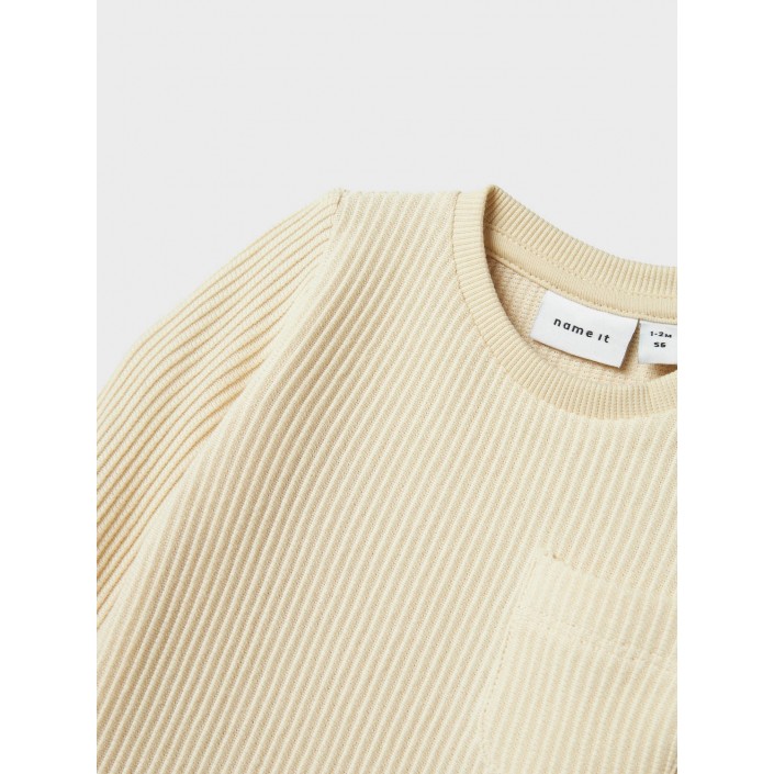 Name It NBNOSUNNY O-NECK Summer Sand | Freewear NBNOSUNNY O-NECK - www.freewear.nl - Freewear