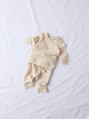 Name It NBNOSUNNY O-NECK Summer Sand | Freewear NBNOSUNNY O-NECK - www.freewear.nl - Freewear