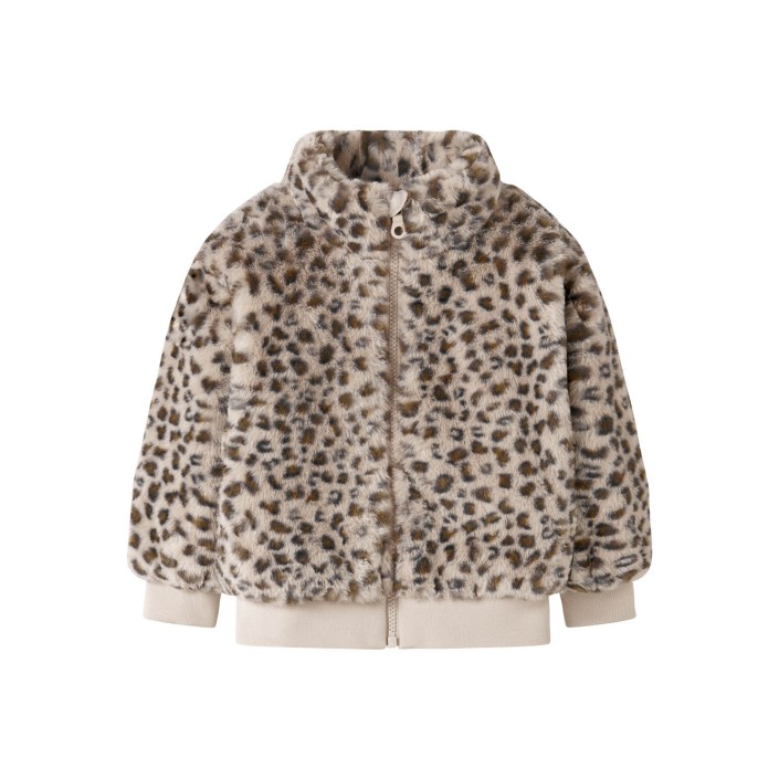 NAME IT MINI NMFMILA JACKET PB Oxford Tan/LEO | Freewear NMFMILA JACKET PB - www.freewear.nl - Freewear