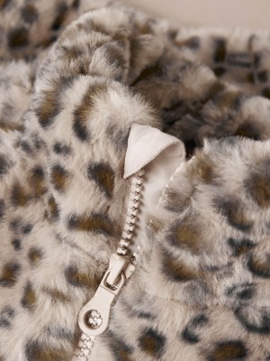 NAME IT MINI NMFMILA JACKET PB Oxford Tan/LEO | Freewear NMFMILA JACKET PB - www.freewear.nl - Freewear